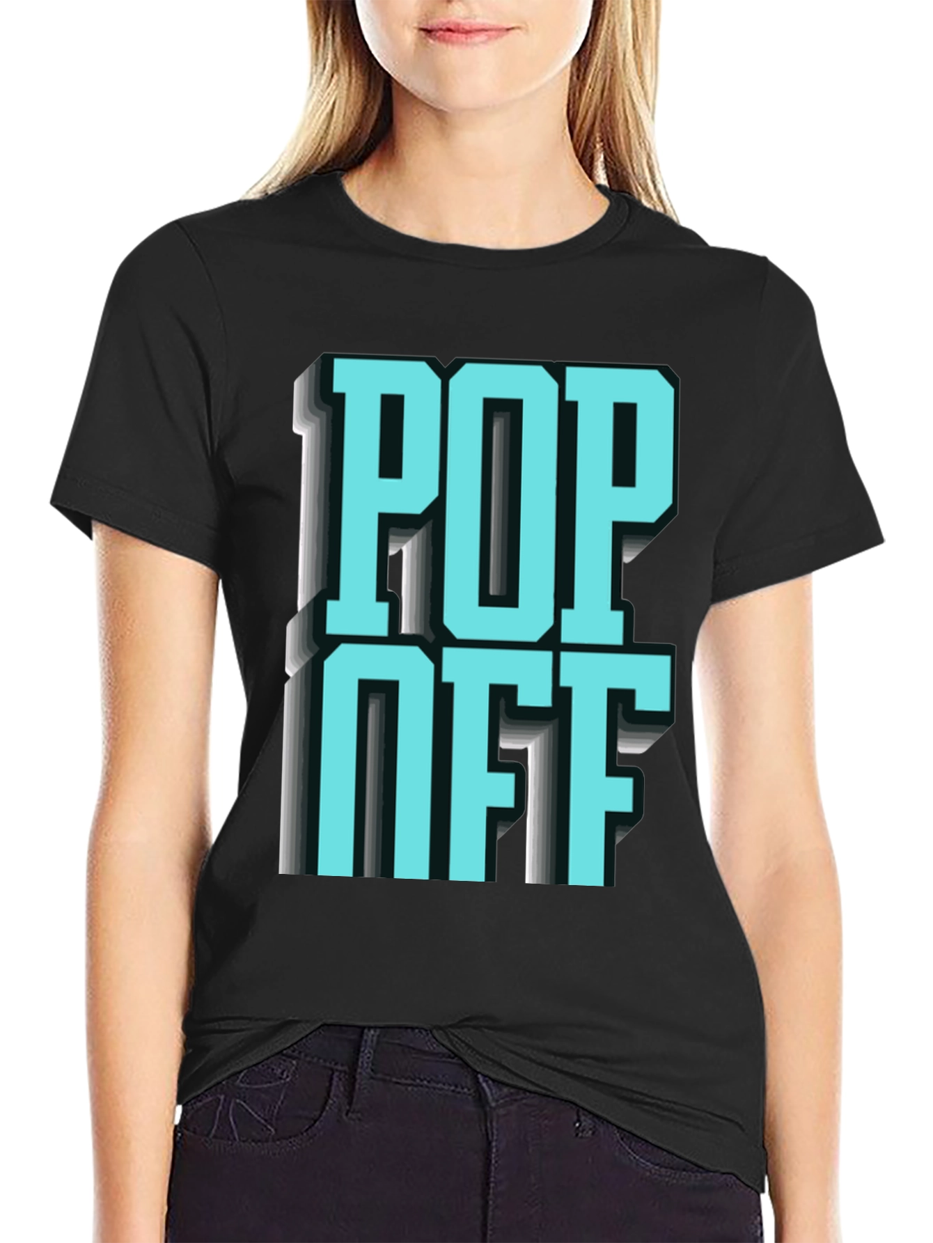 Pop Off Graphic Tee - Bold Statement Shirt