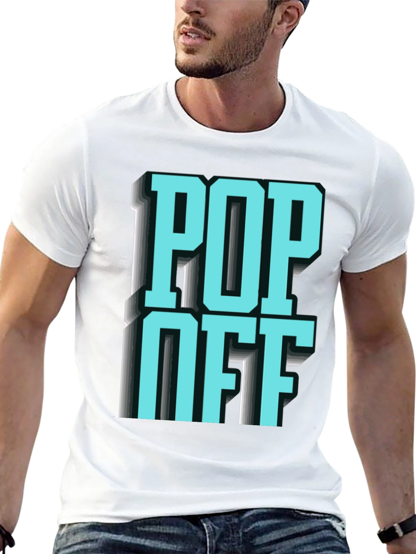 Pop Off Graphic Tee - Bold Statement Shirt