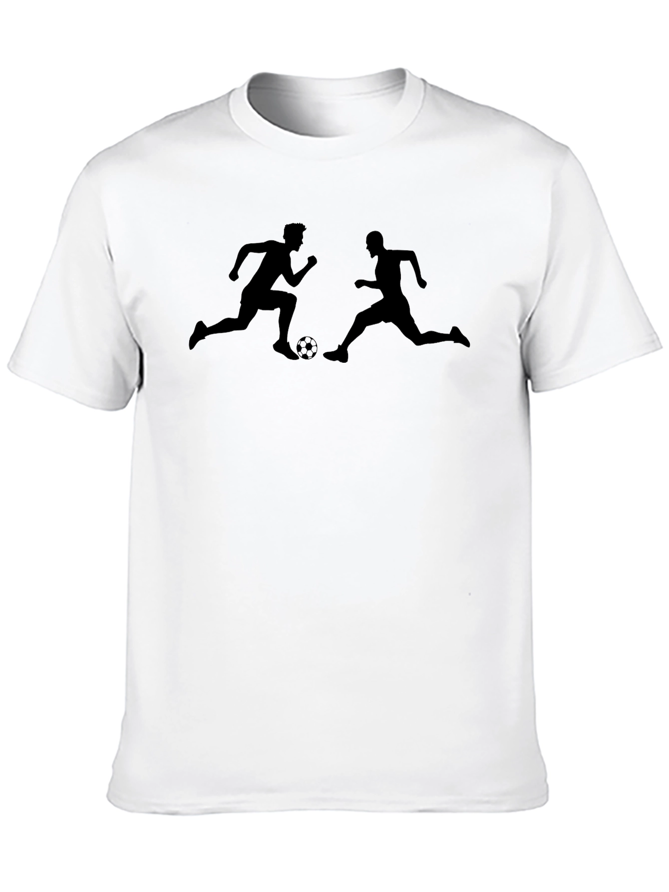 Soccer Players Black T-Shirt