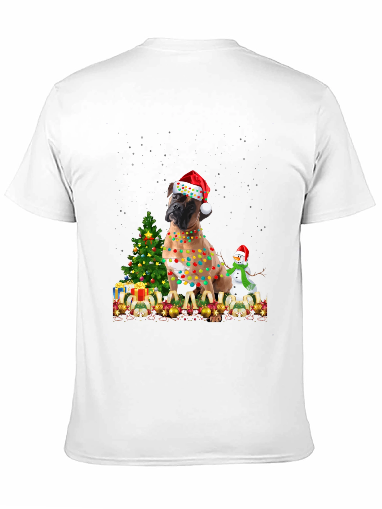 Festive Dog Christmas T-Shirt