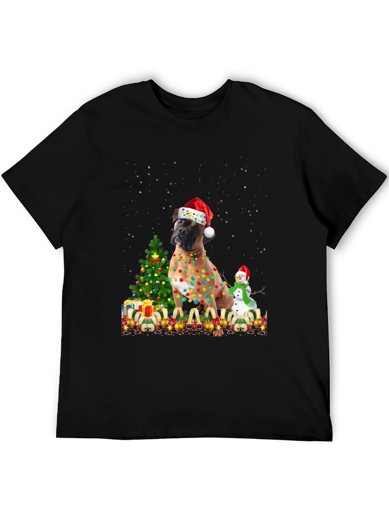 Festive Dog Christmas T-Shirt