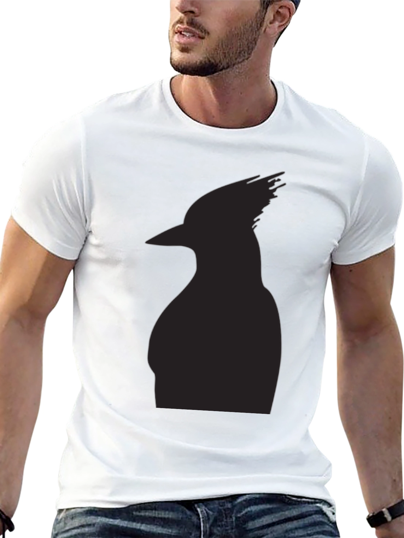 Black Bird Silhouette T-Shirt
