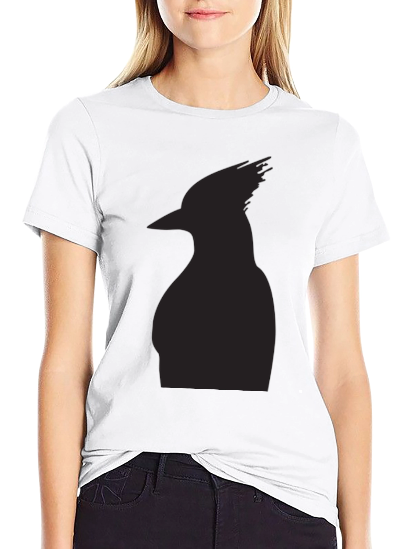 Black Bird Silhouette T-Shirt