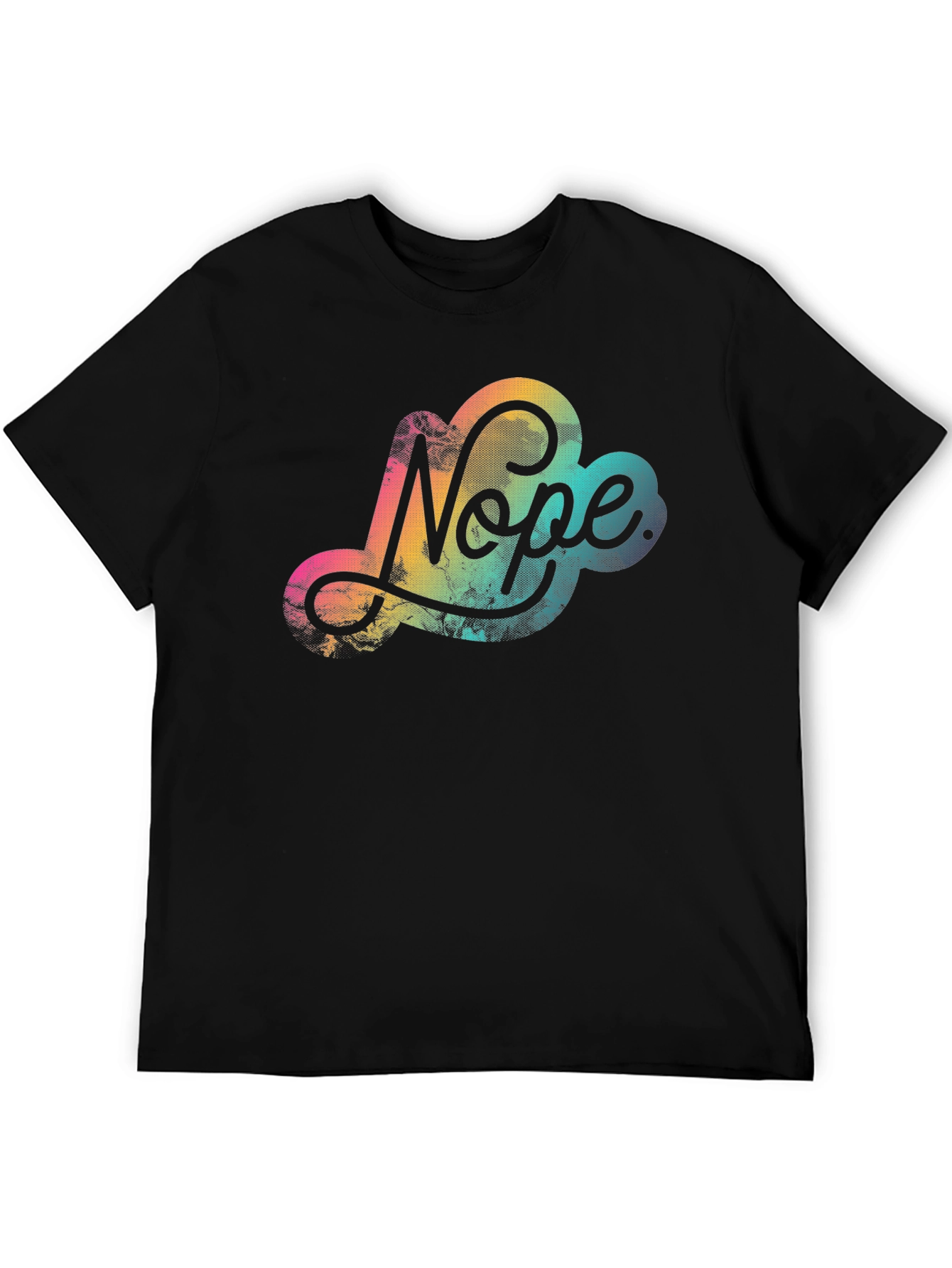 Nope Graphic Tee - Stylish Sarcasm