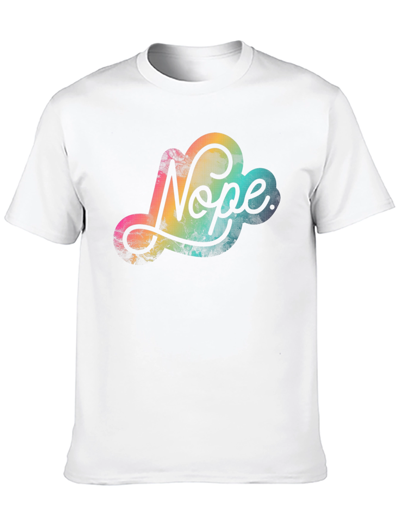 Nope Graphic Tee - Stylish Sarcasm
