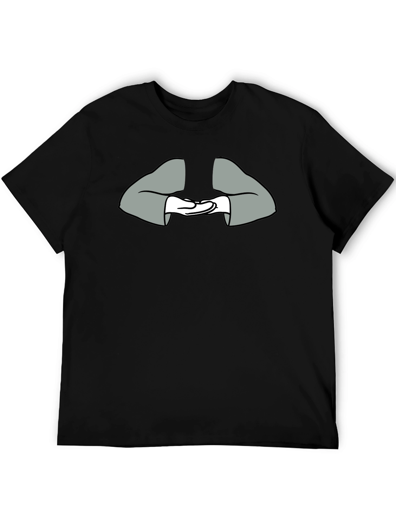 Zen Hands Graphic T-Shirt - Relaxed Comfort