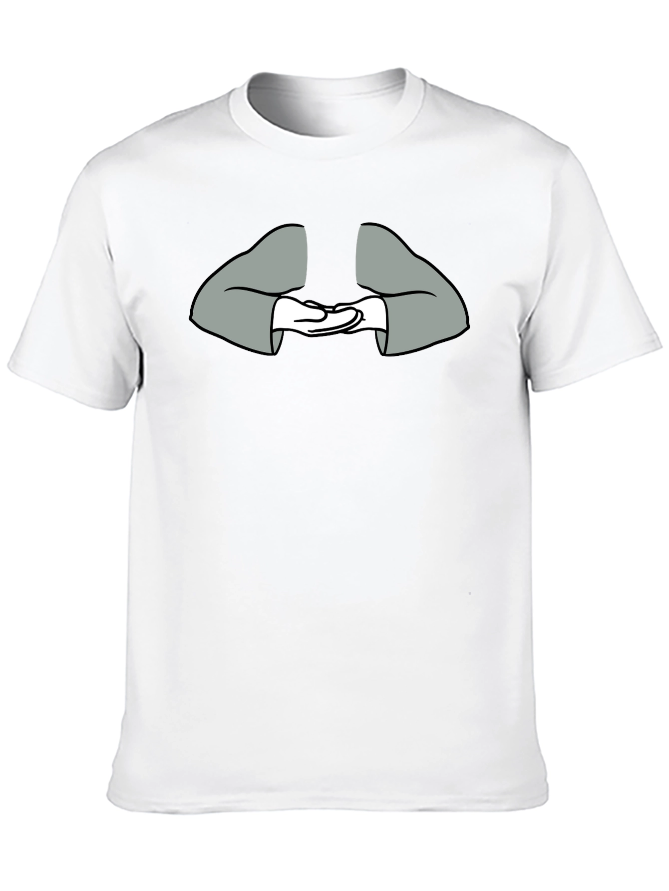 Zen Hands Graphic T-Shirt - Relaxed Comfort