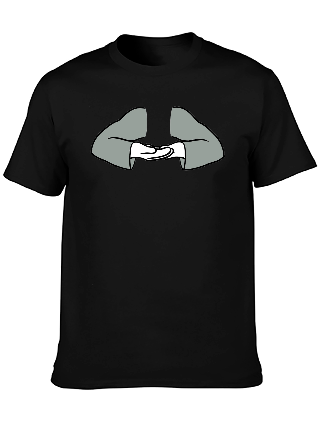 Zen Hands Graphic T-Shirt - Relaxed Comfort