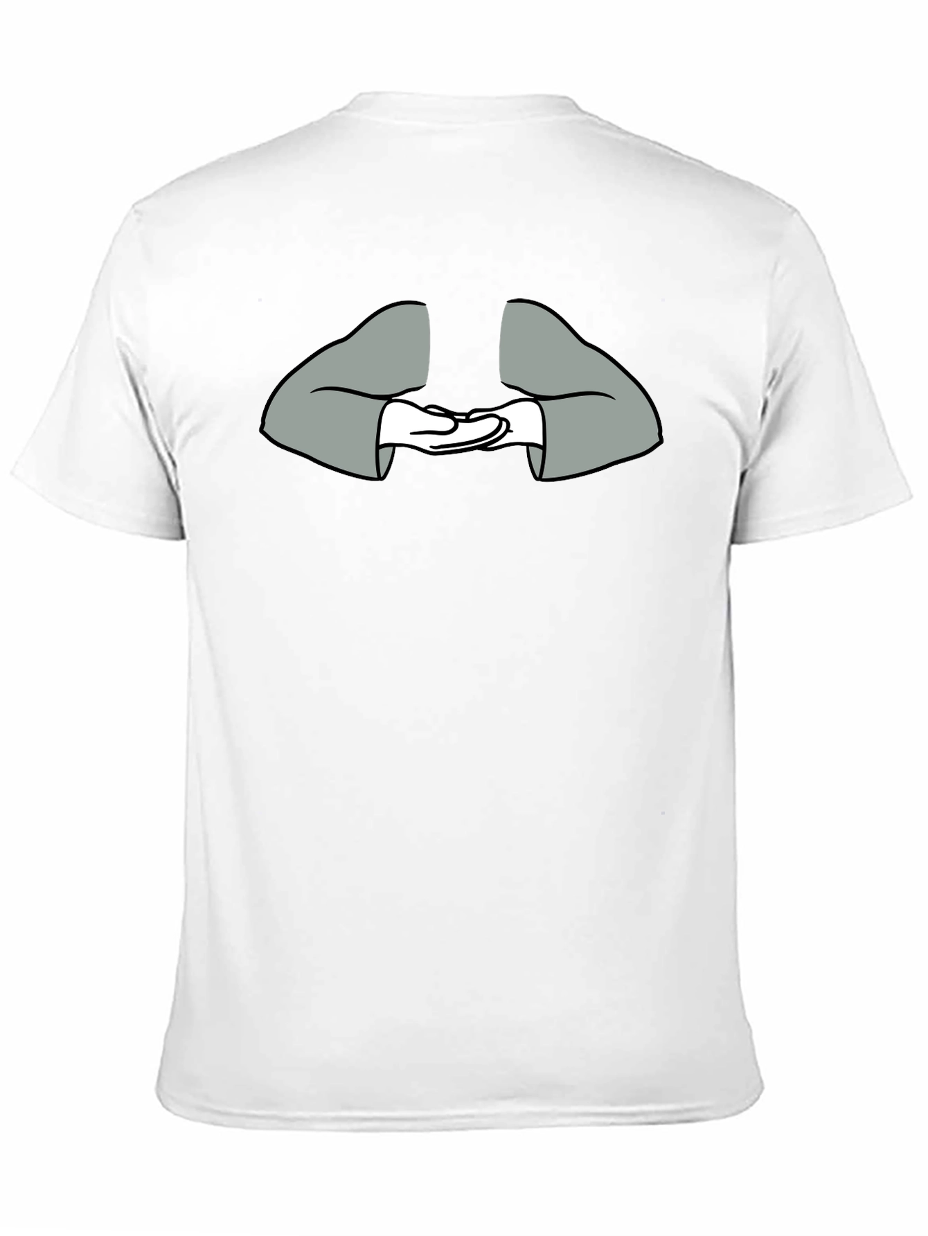 Zen Hands Graphic T-Shirt - Relaxed Comfort