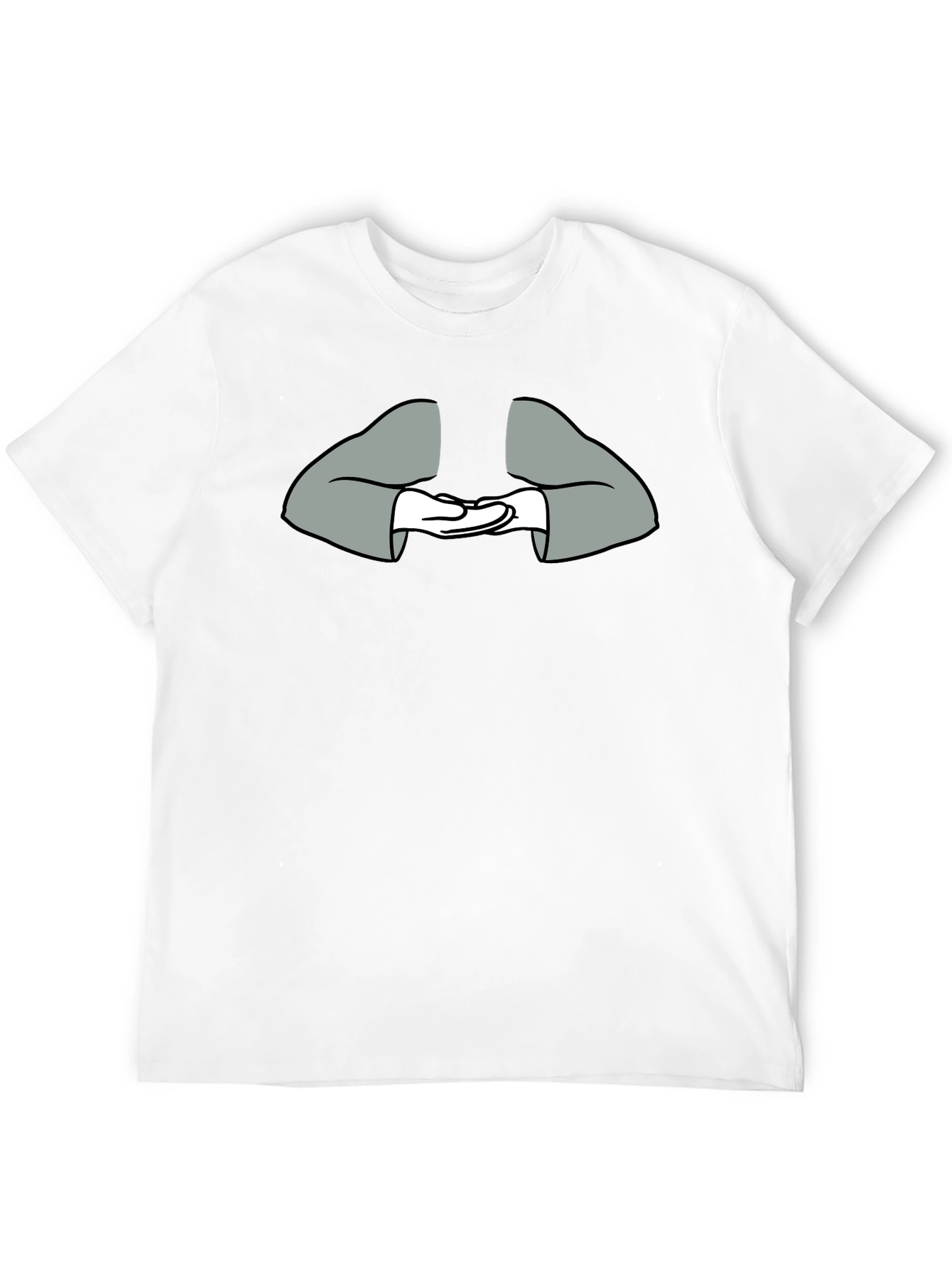 Zen Hands Graphic T-Shirt - Relaxed Comfort