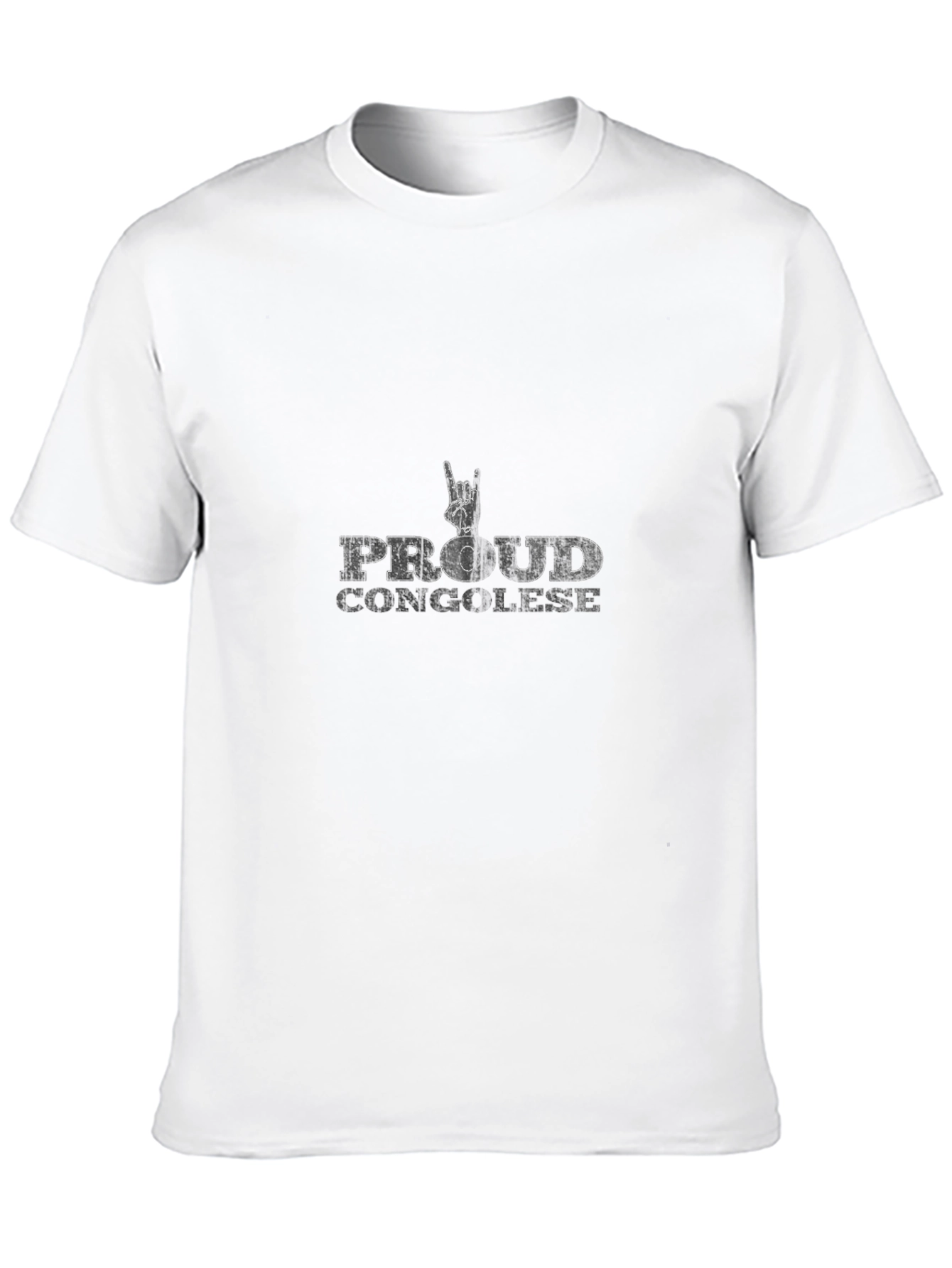 Proud Congolese Graphic T-Shirt - Black