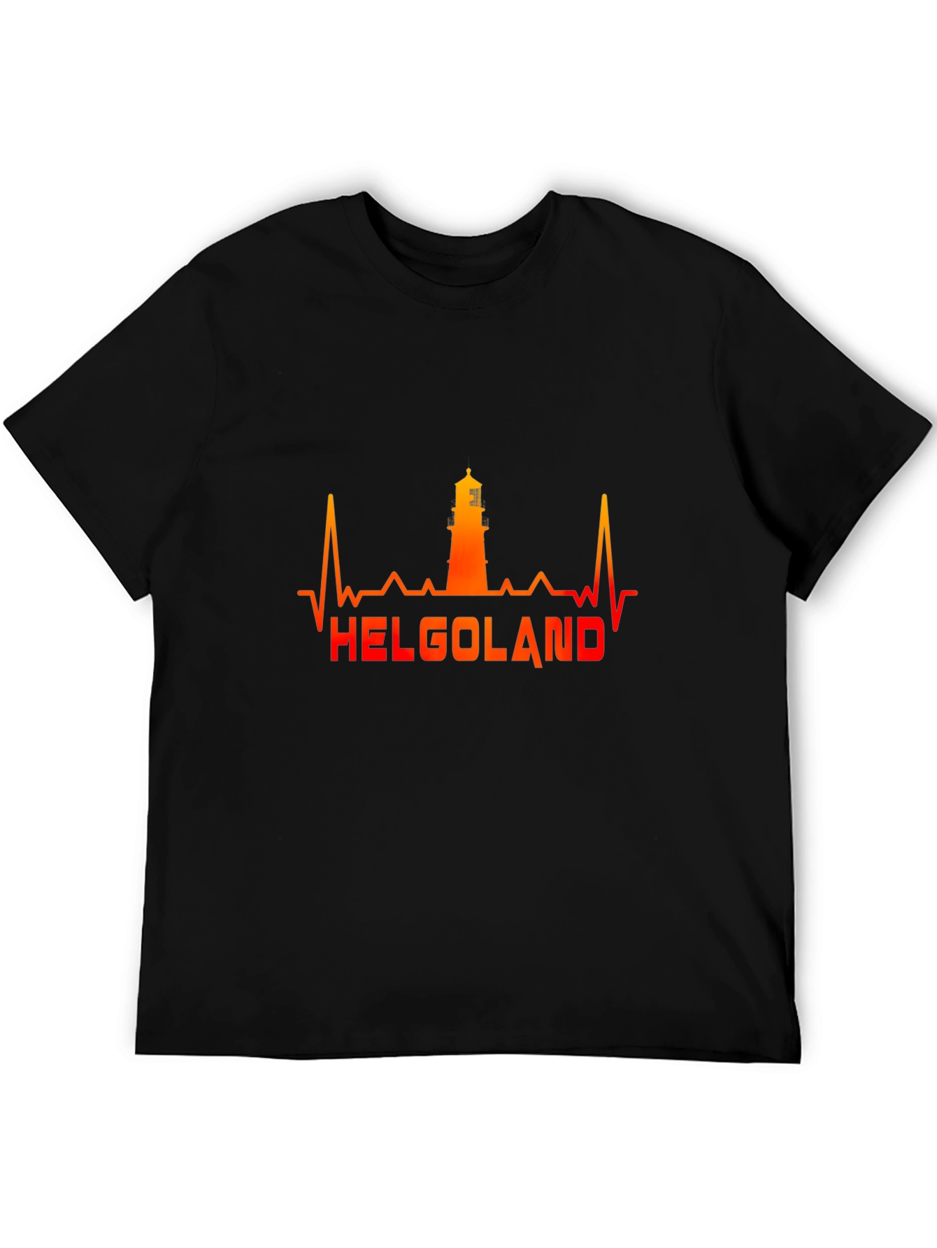 Helgoland Lighthouse Heartbeat T-Shirt