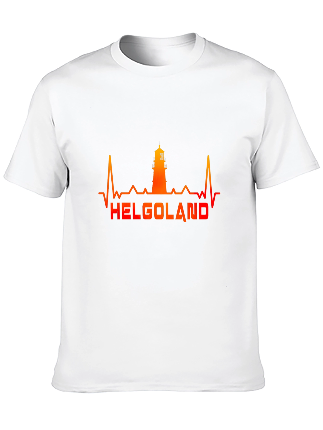 Helgoland Lighthouse Heartbeat T-Shirt