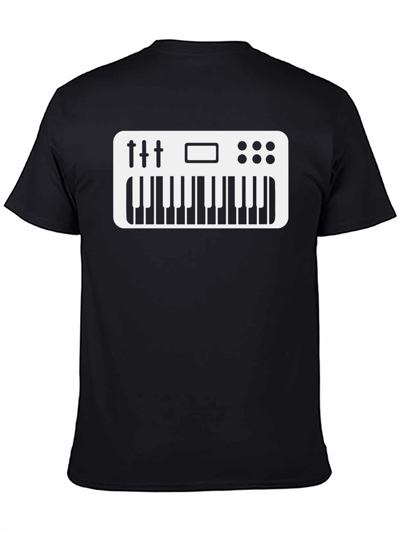 Synth Keyboard Graphic Tee - Musician Shirt