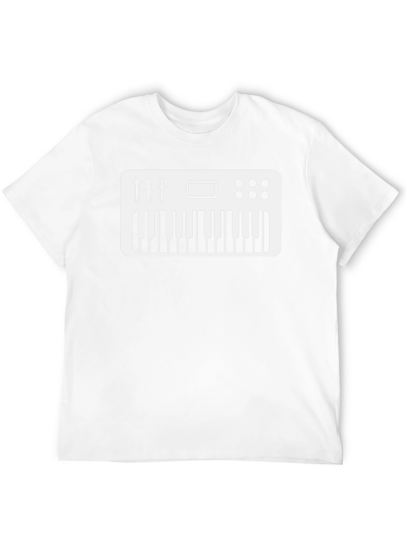 Synth Keyboard Graphic Tee - Musician Shirt