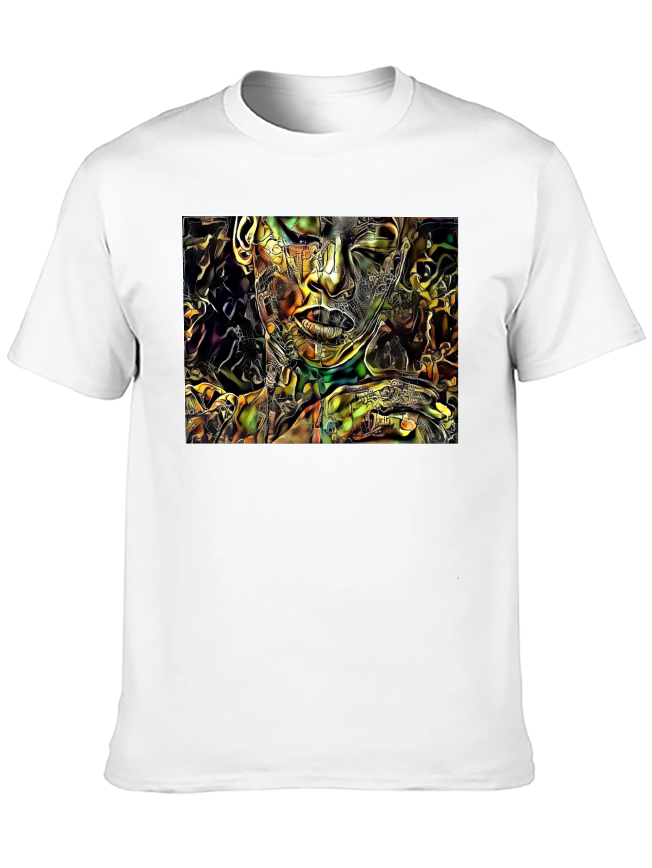 Abstract Art Graphic Black T-Shirt
