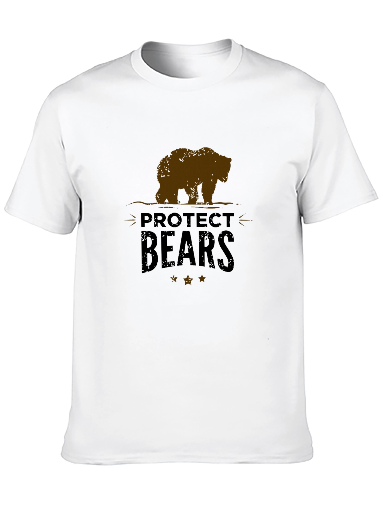 Protect Bears Graphic Tee - Black