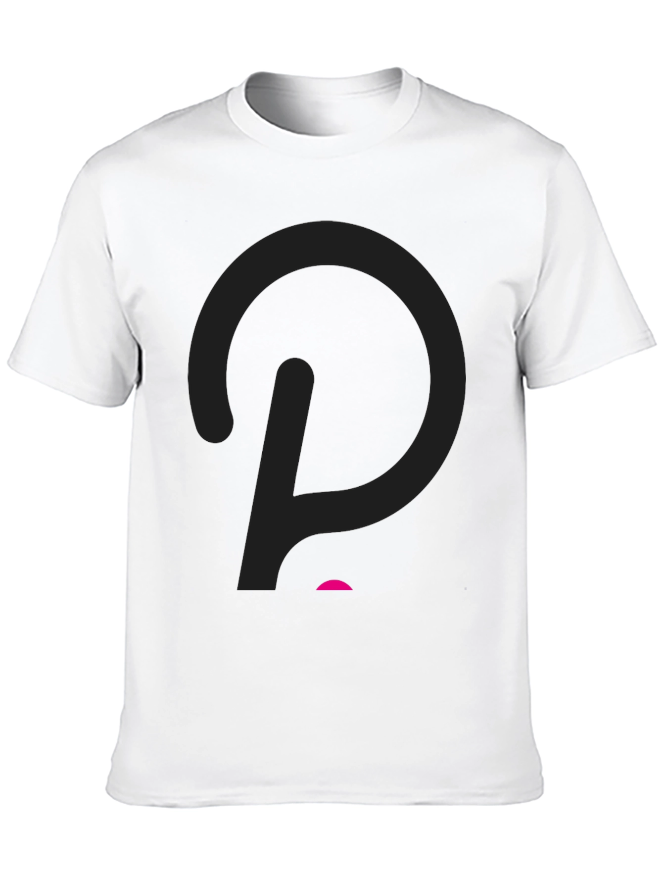 Modern Black T-Shirt with Abstract Logo