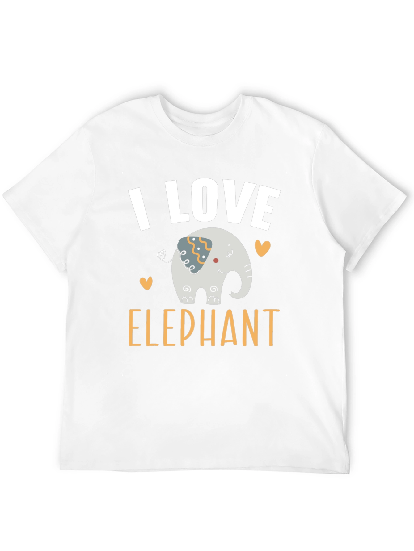 I Love Elephant Graphic T-Shirt