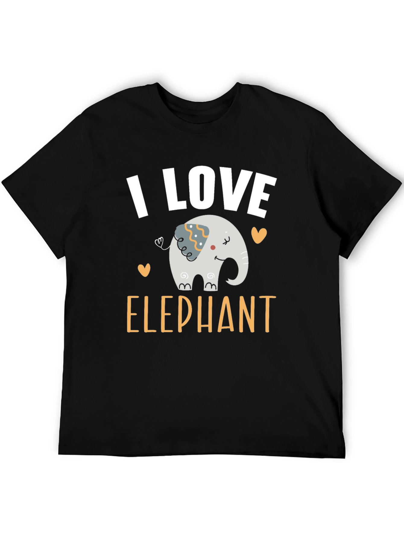 I Love Elephant Graphic T-Shirt