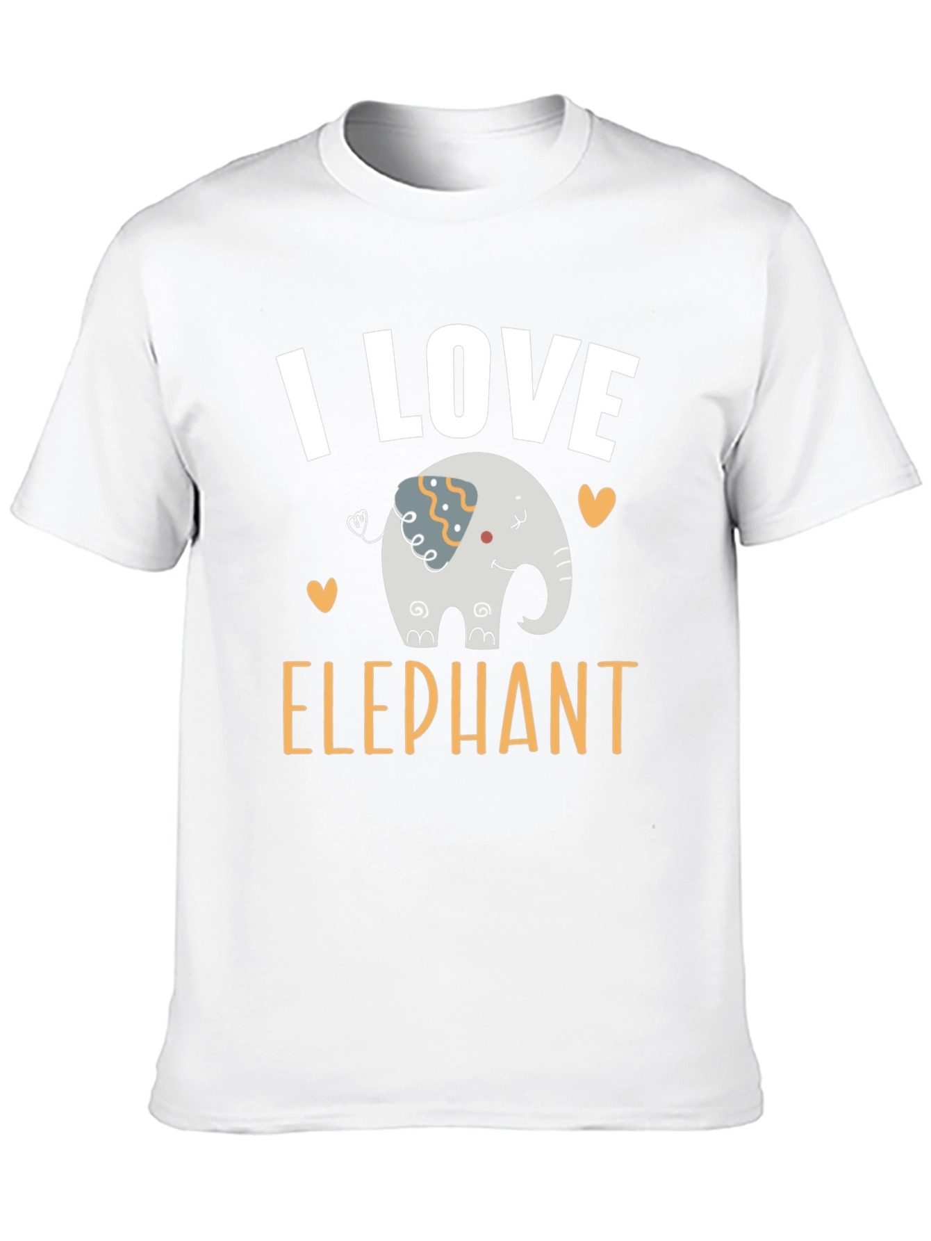 I Love Elephant Graphic T-Shirt