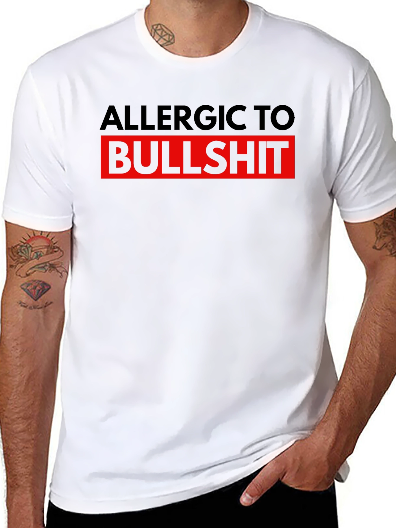 Allergic to Bullshit Graphic Tee