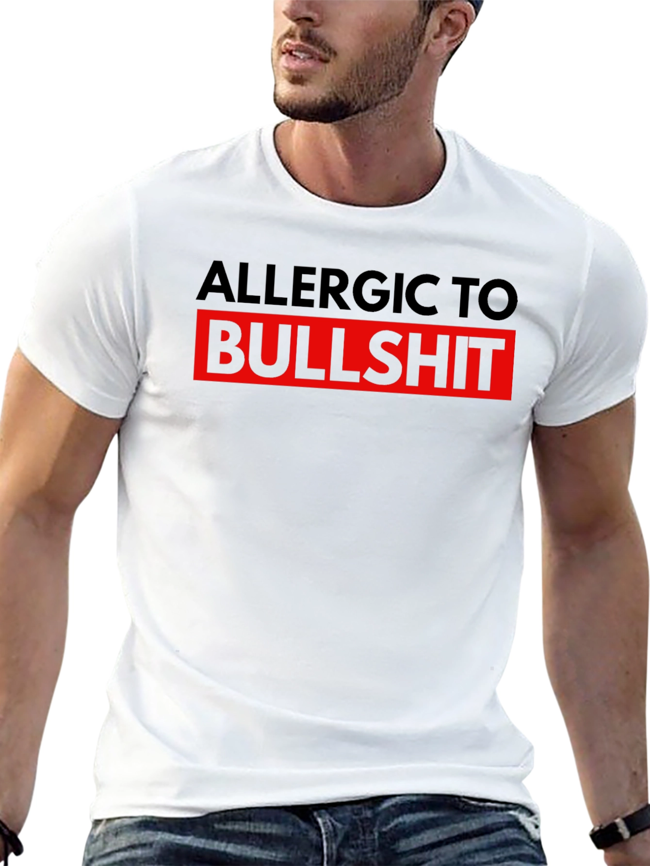 Allergic to Bullshit Graphic Tee
