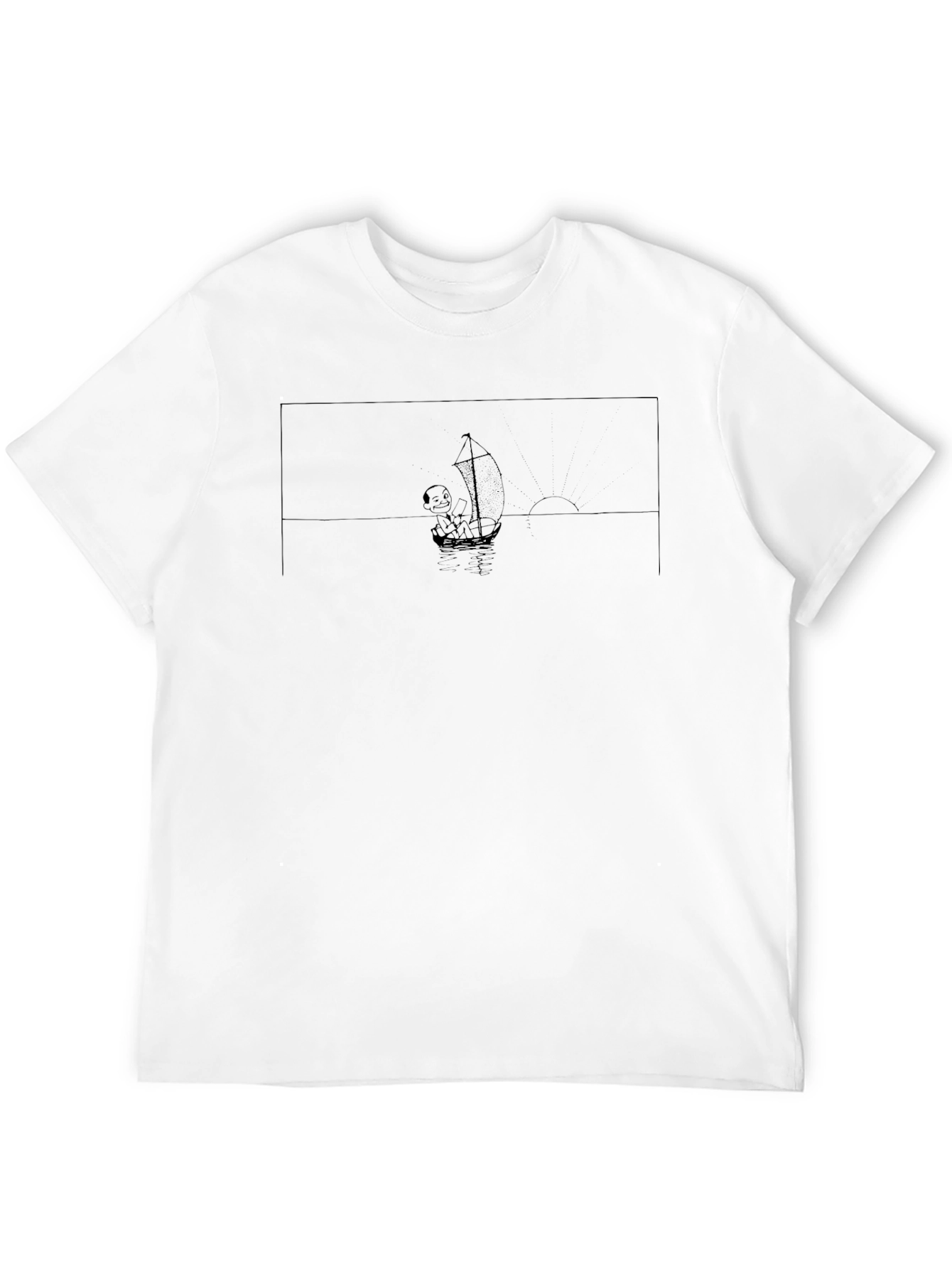 Mystic Sailor Graphic Tee - Black