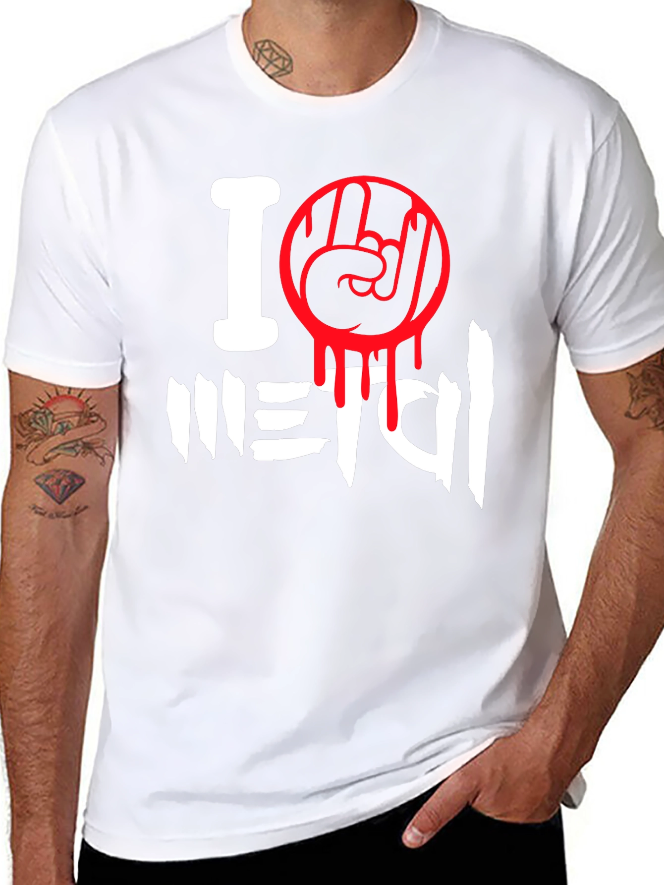 I Love Metal Graphic T-Shirt