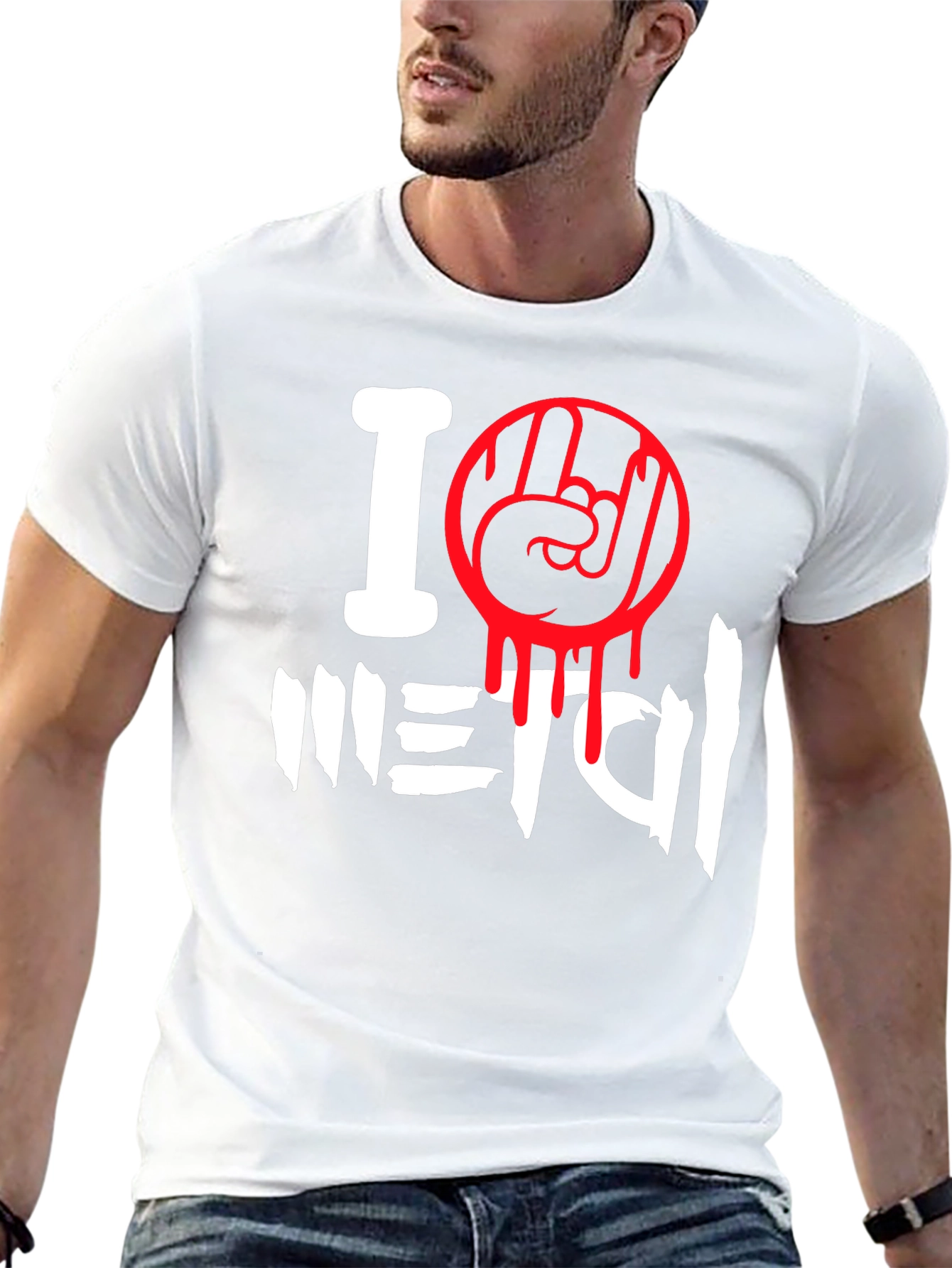 I Love Metal Graphic T-Shirt