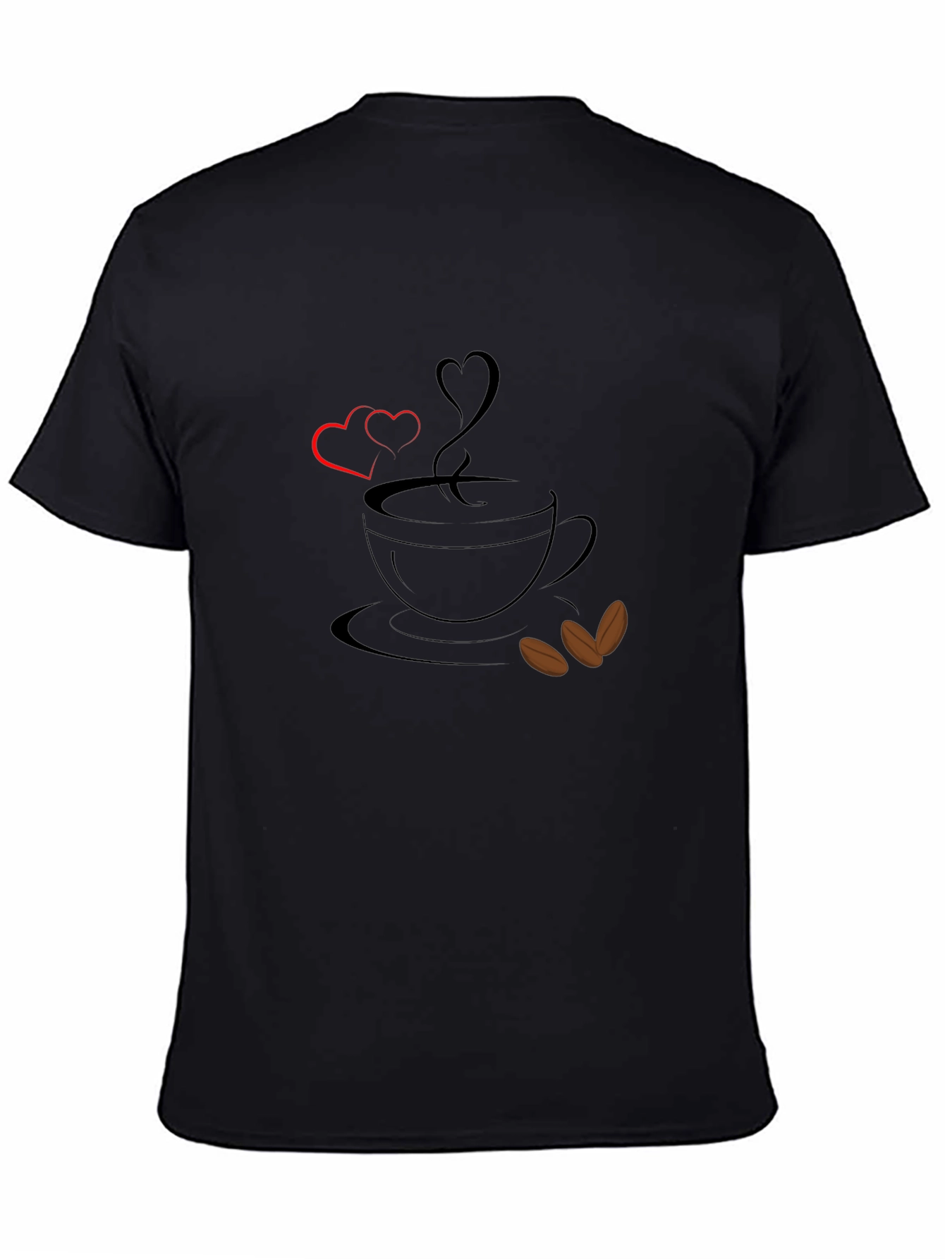 Coffee Love Graphic Tee - Black T-Shirt