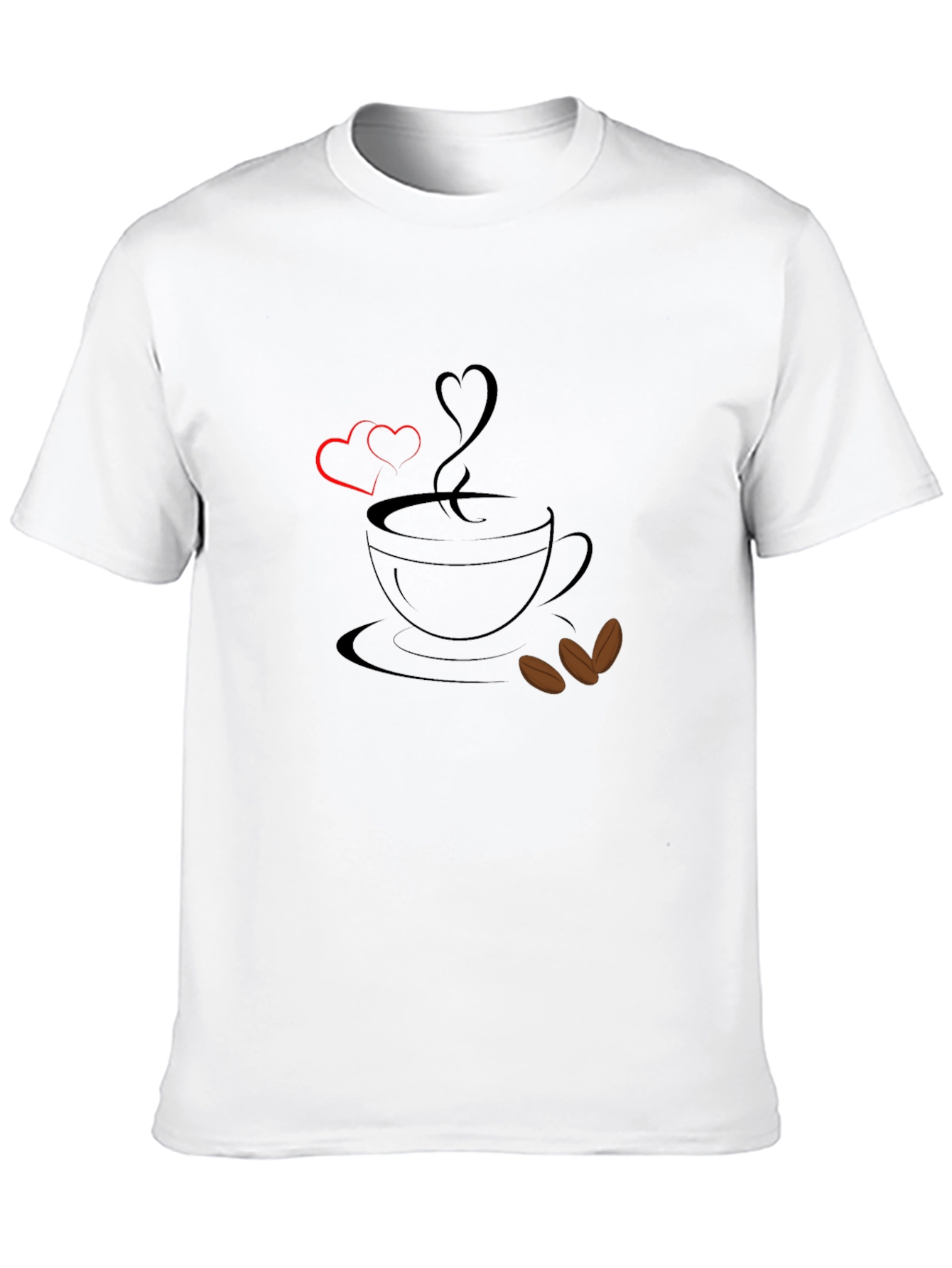 Coffee Love Graphic Tee - Black T-Shirt
