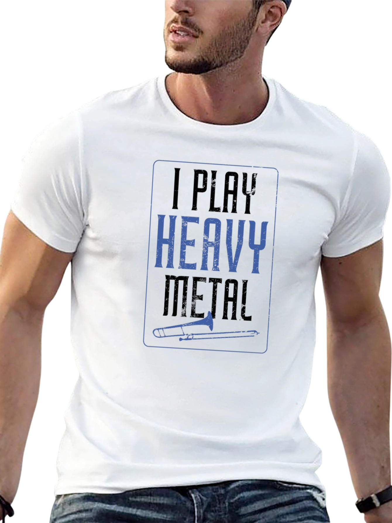 Heavy Metal Trombone Player T-Shirt