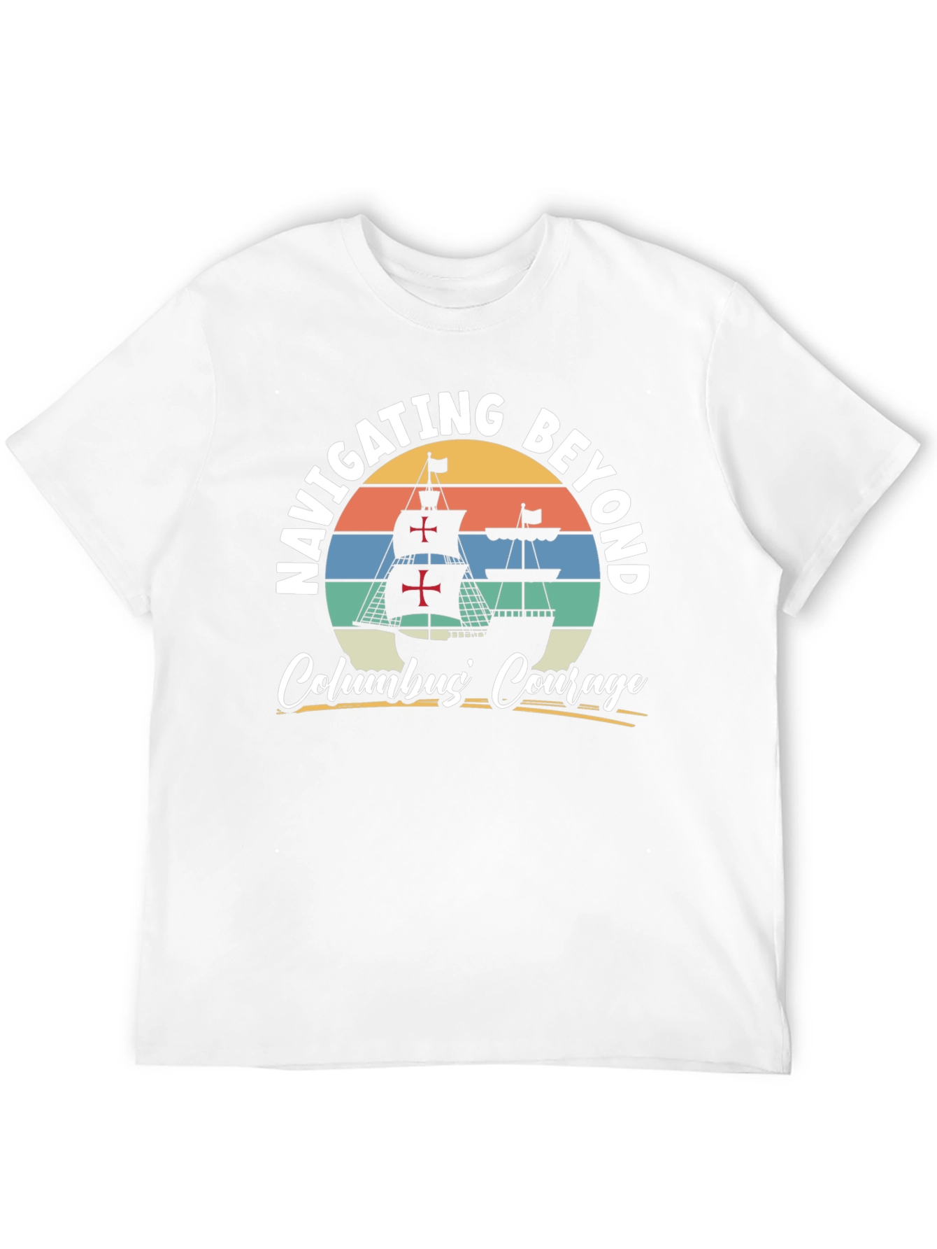 Navigating Beyond Columbus Courage Graphic Tee