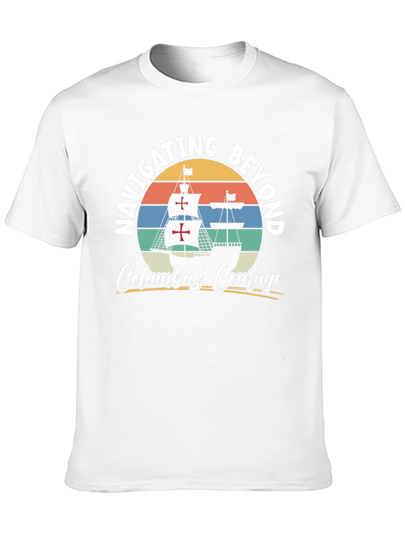 Navigating Beyond Columbus Courage Graphic Tee