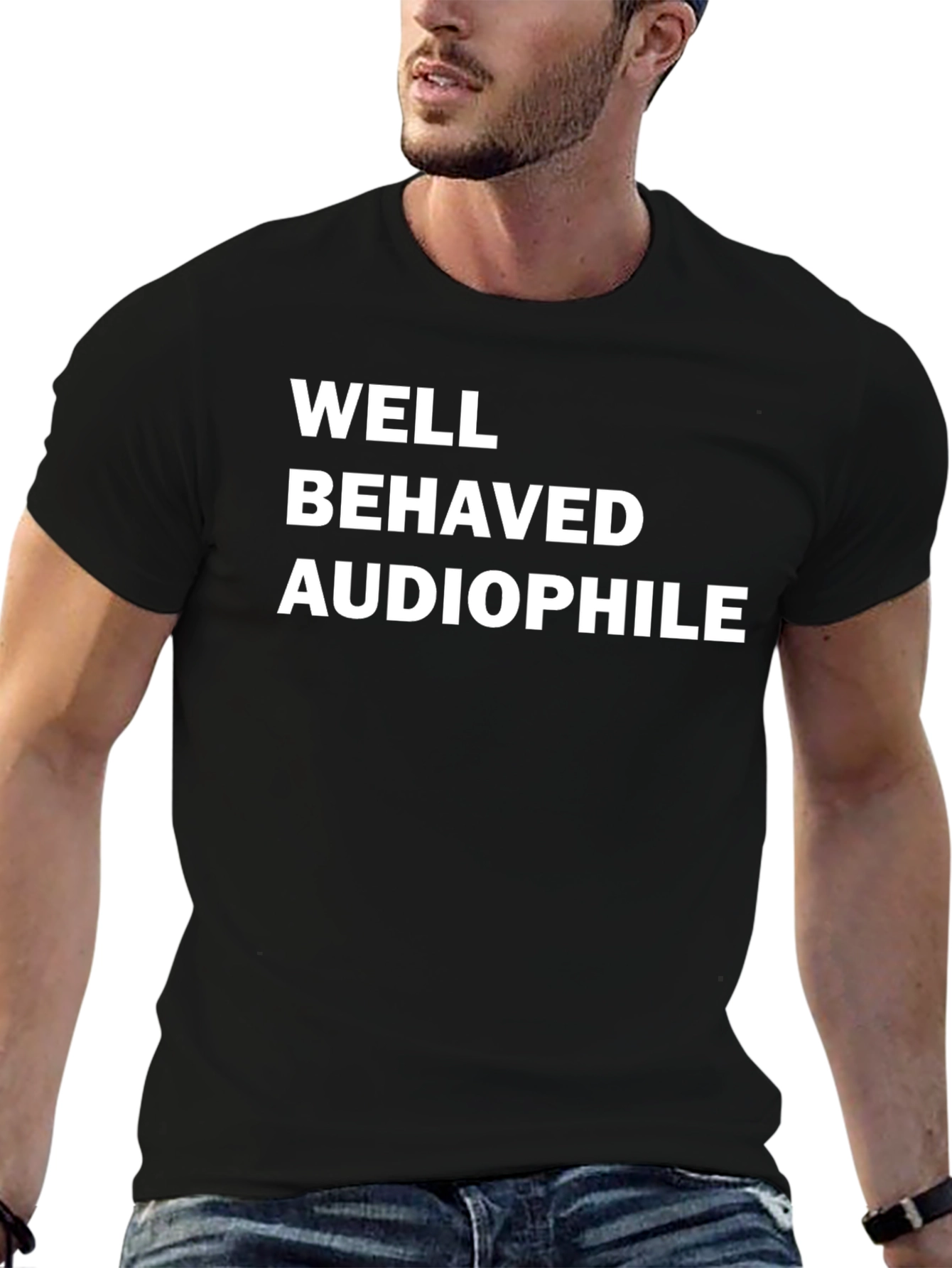 Well Behaved Audiophile T-Shirt - Black