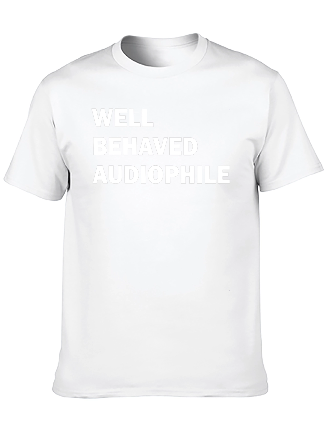 Well Behaved Audiophile T-Shirt - Black