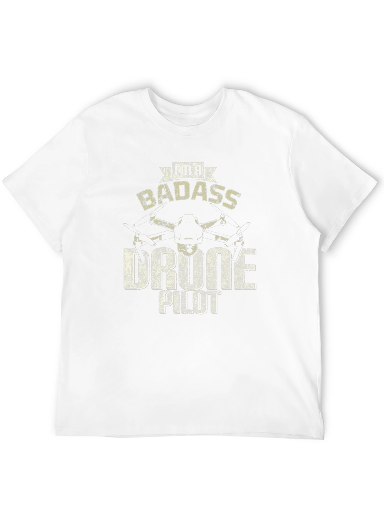 Badass Drone Pilot T-Shirt - Cool Graphic Tee