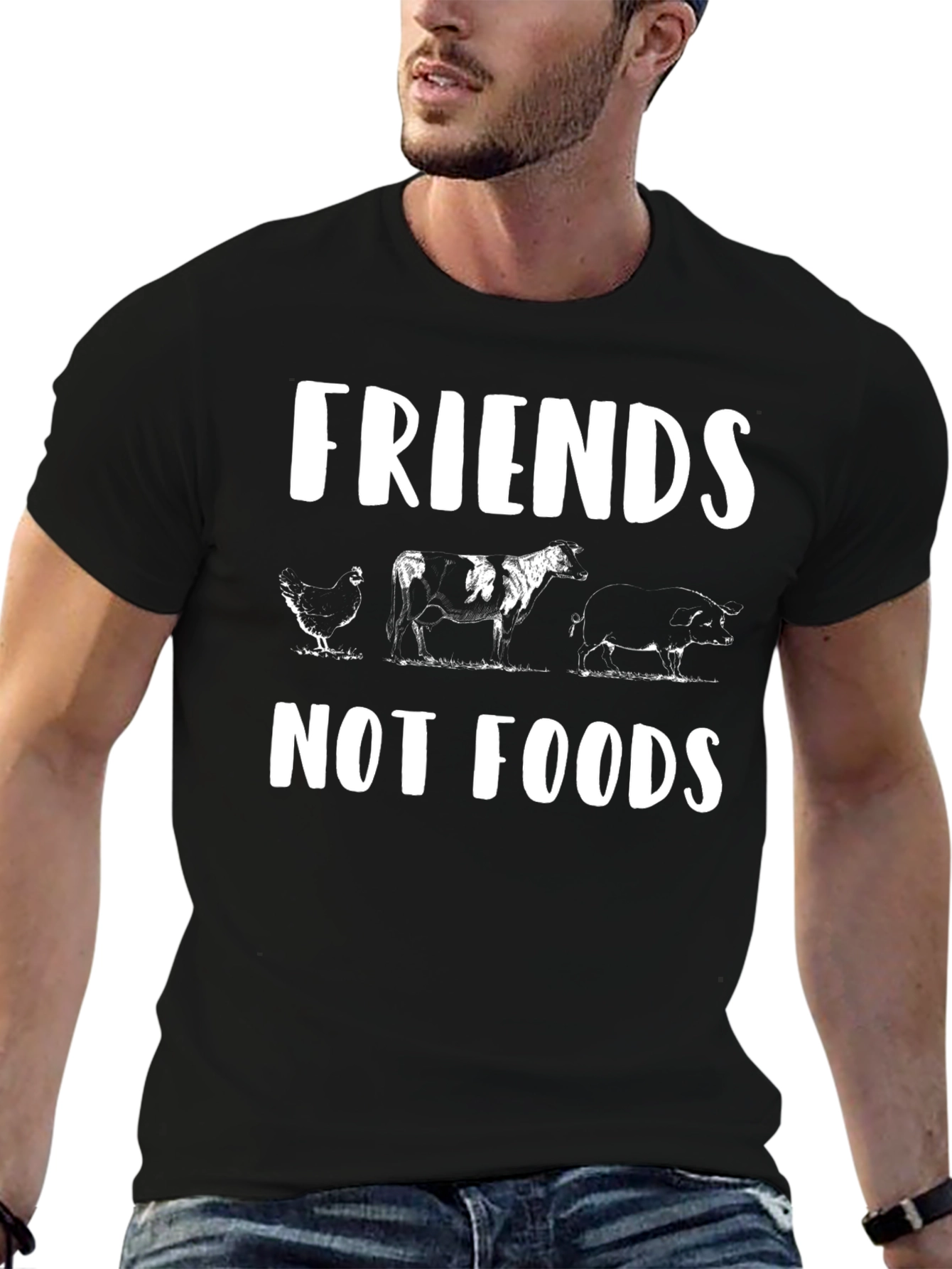 Friends Not Foods Vegan T-Shirt