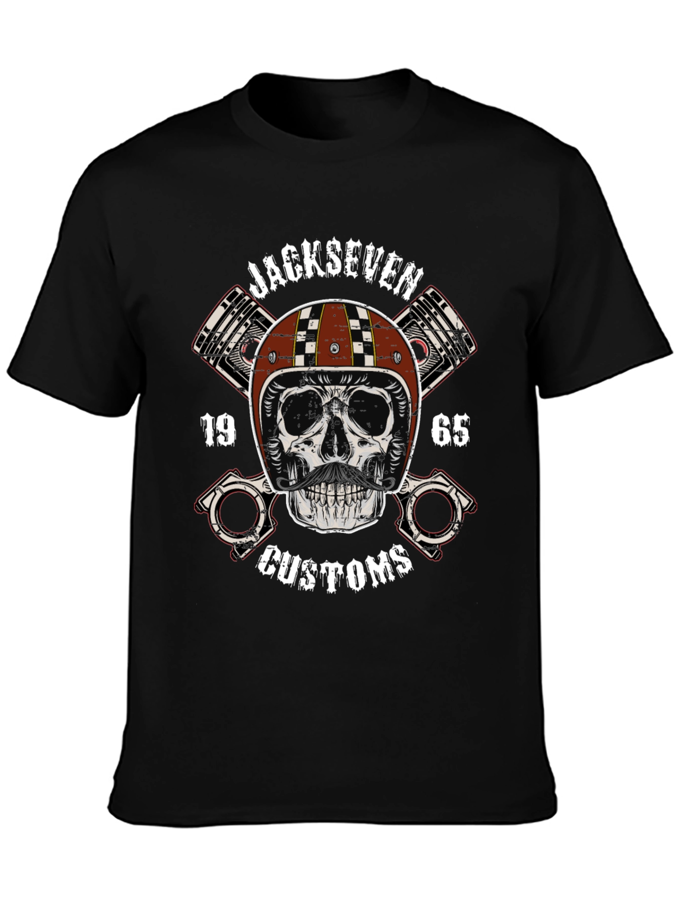 Jackseven Customs Skull Graphic Tee