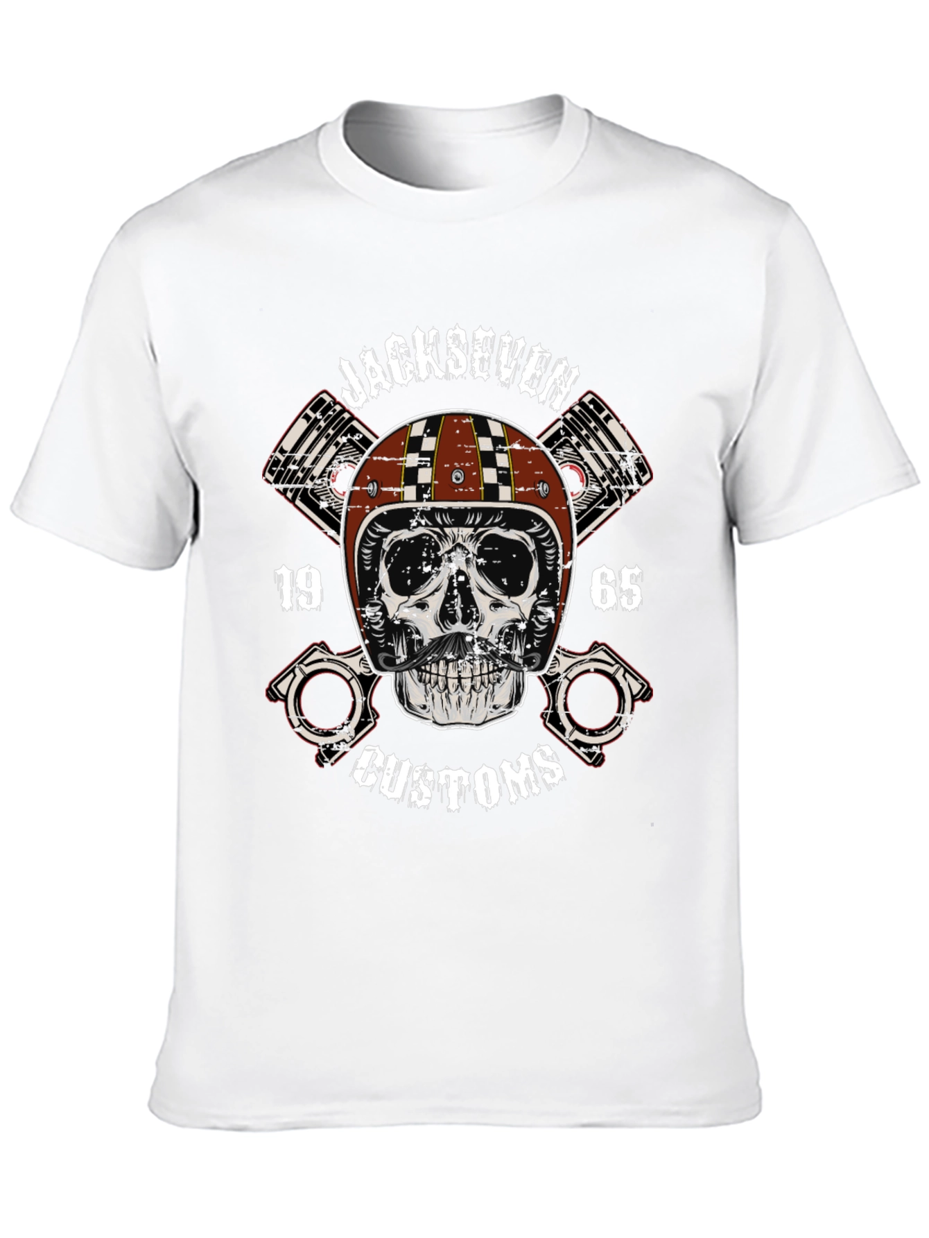 Jackseven Customs Skull Graphic Tee