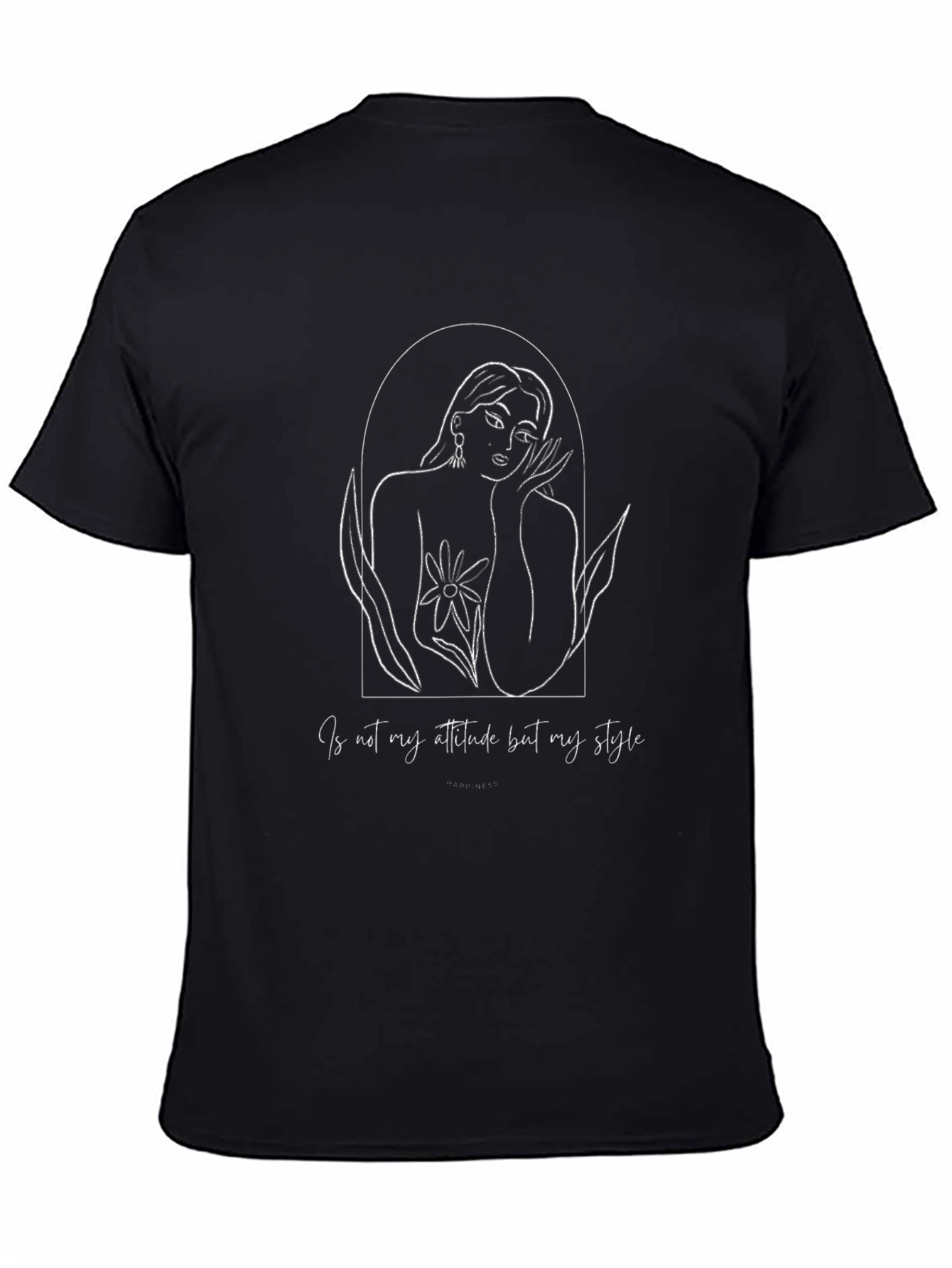Stylish Graphic Tee - Not My Attitude My Style