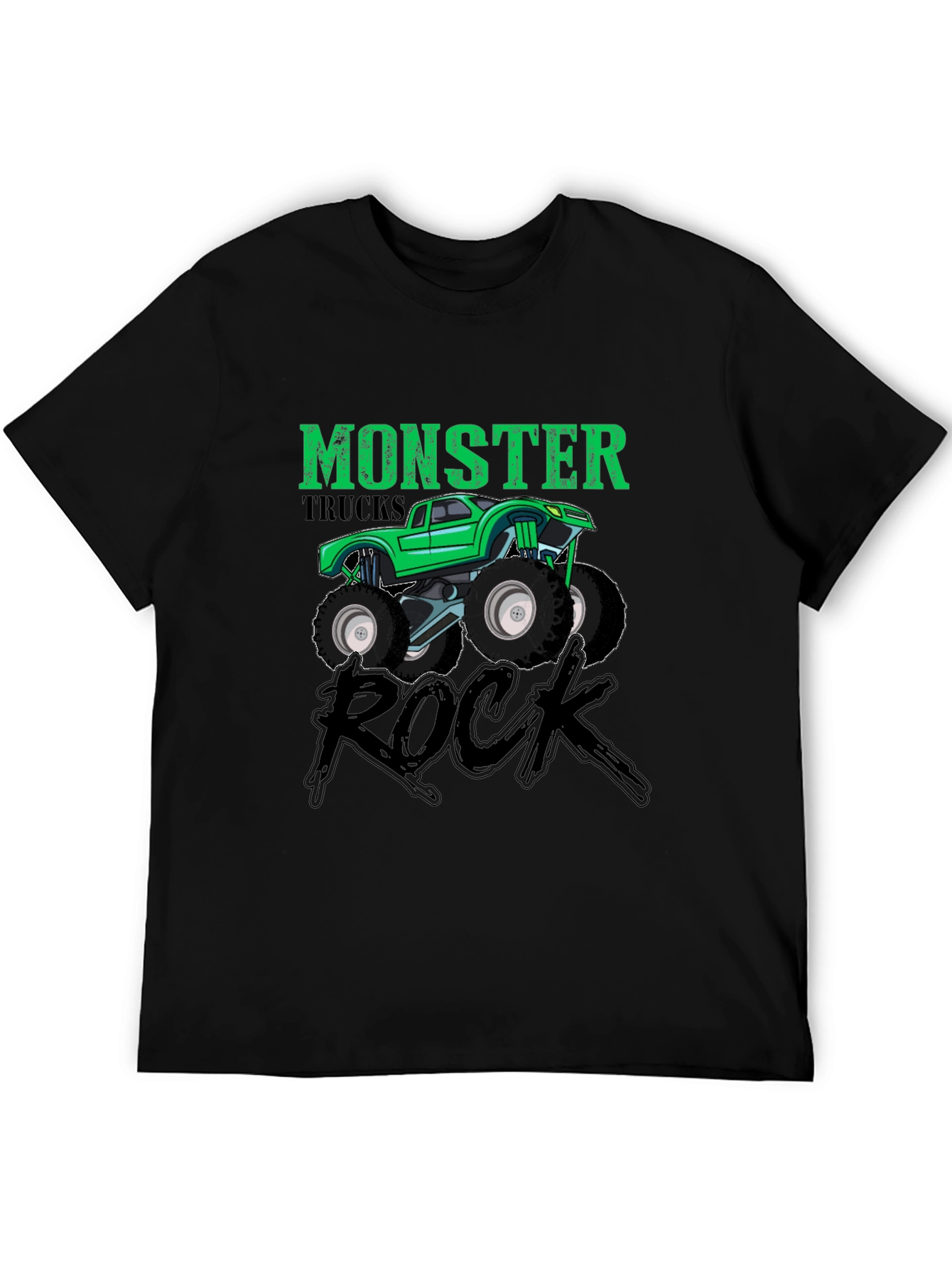 Monster Truck Rock T-Shirt - Black