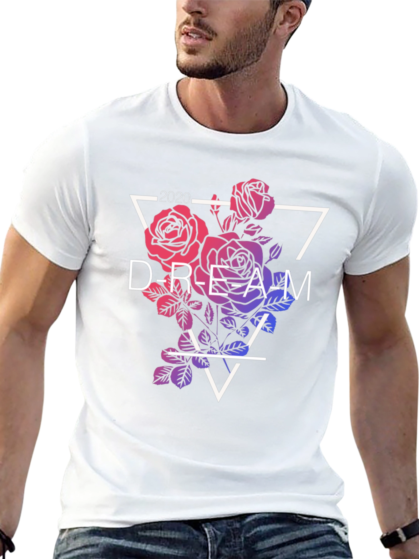 Dream 2020 Rose Graphic T-Shirt