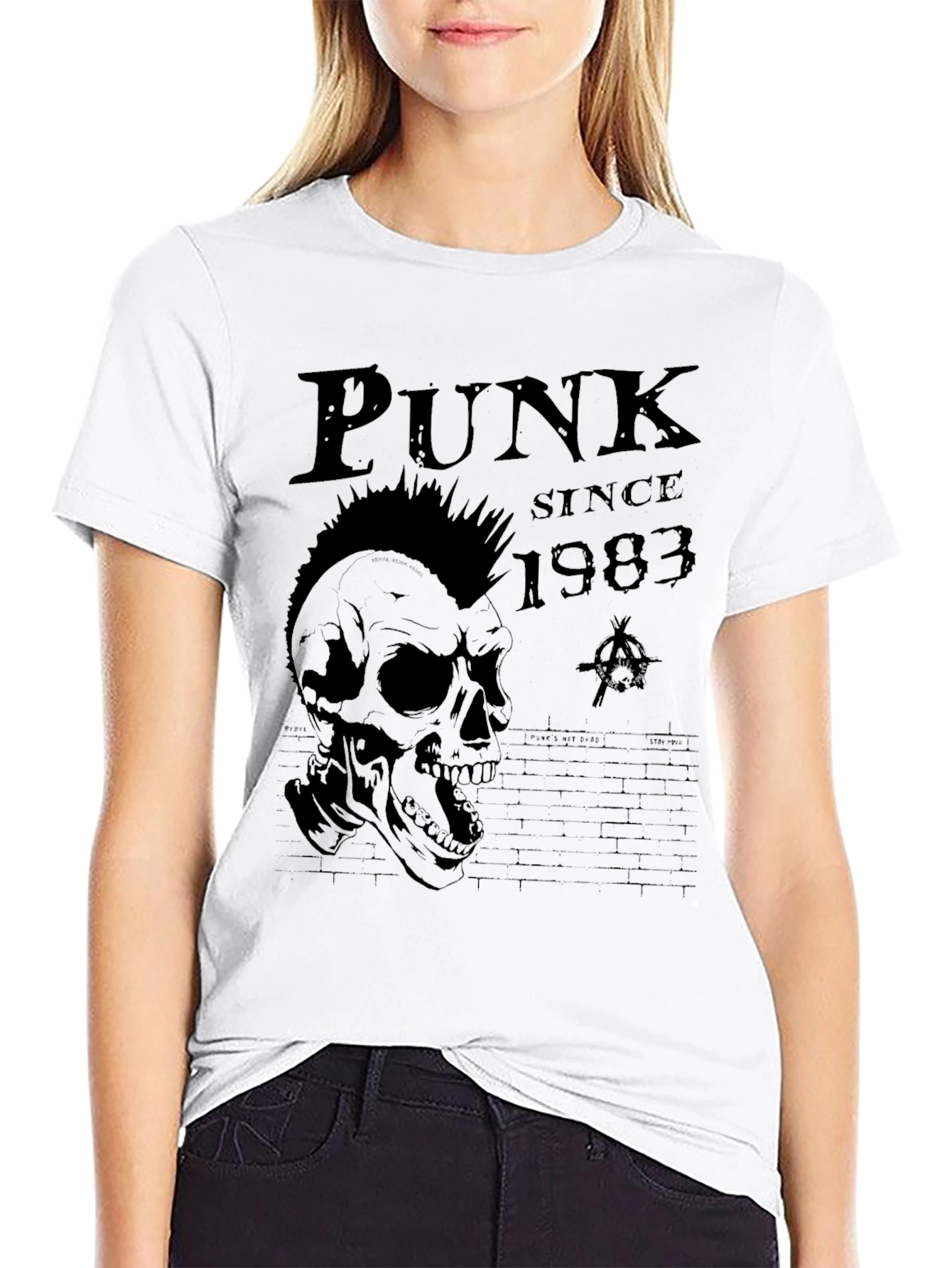 Punk Since 1983 T-Shirt - Skull Graphic Tee