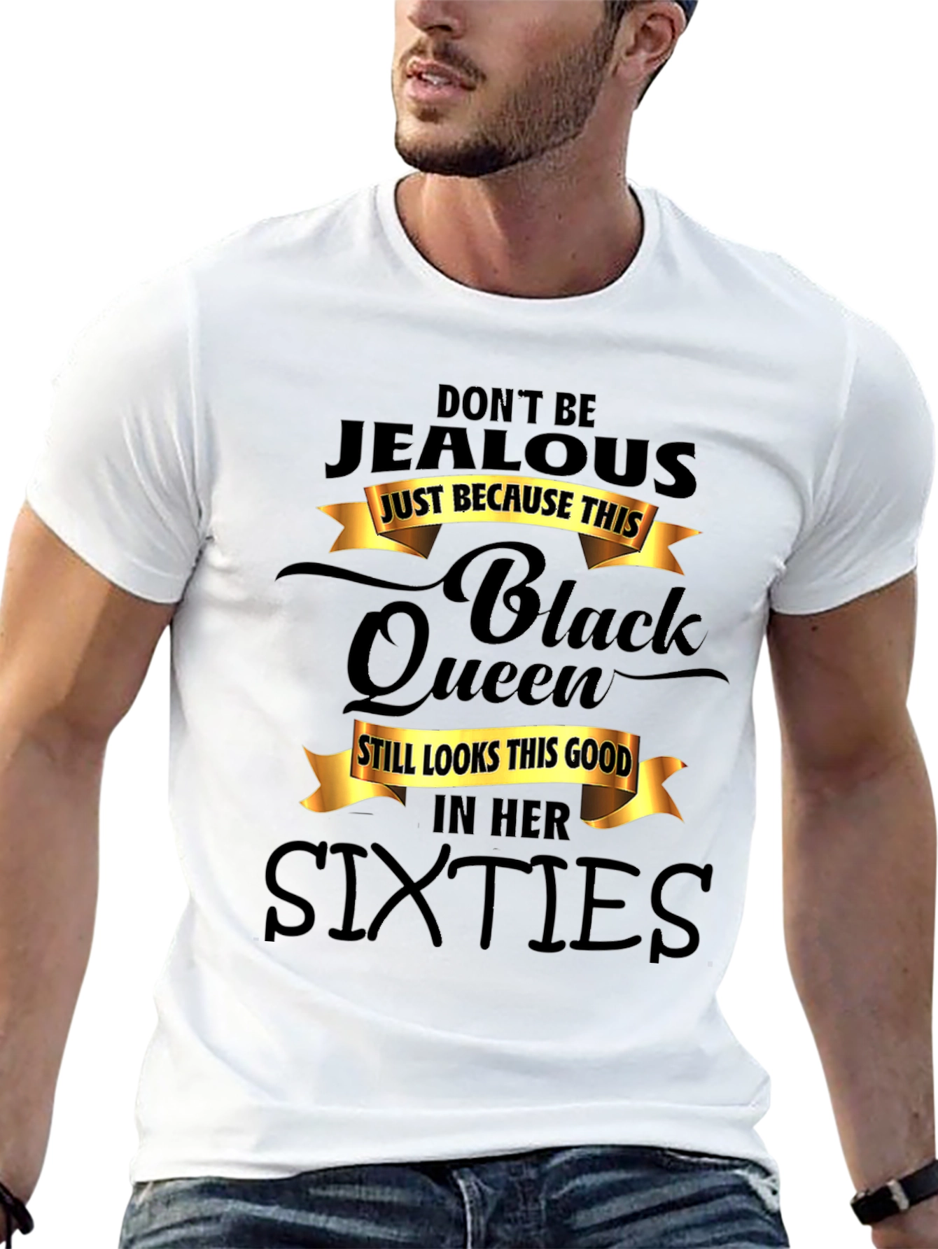 Black Queen Sixties T-Shirt - Dont Be Jealous