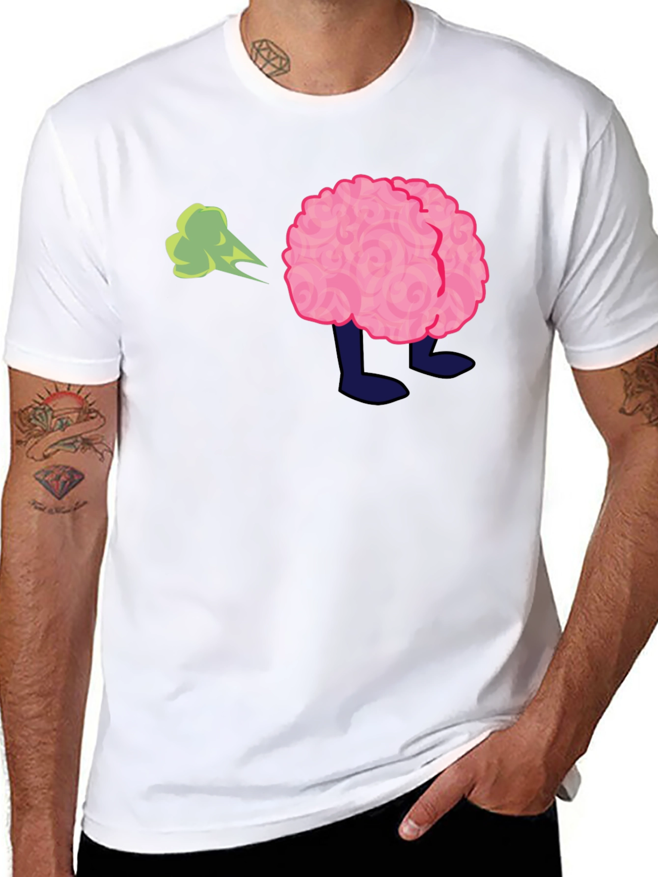 Funny Brain Fart T-Shirt - Adult Humor Tee