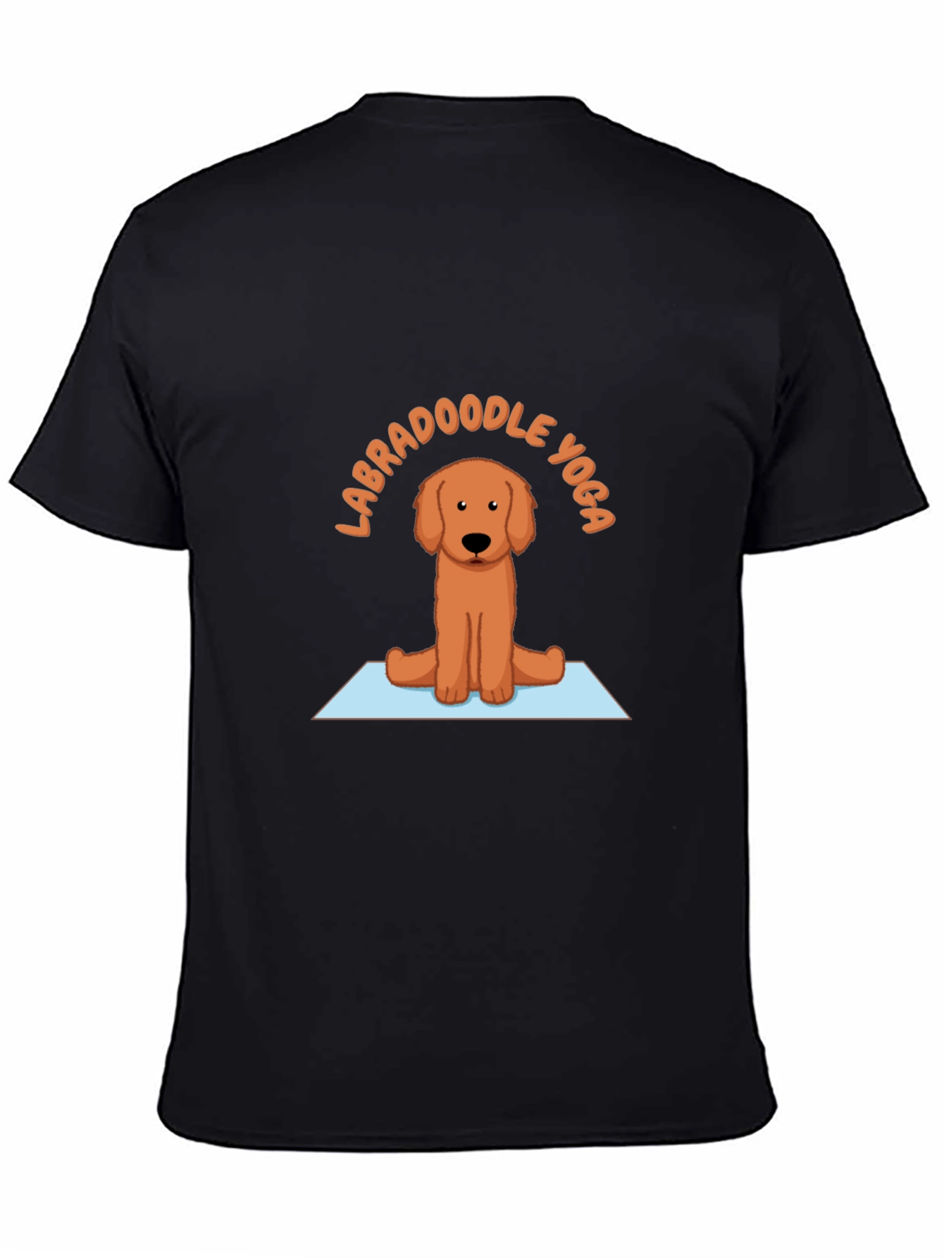 Labradoodle Yoga T-Shirt - Meditating Dog Tee