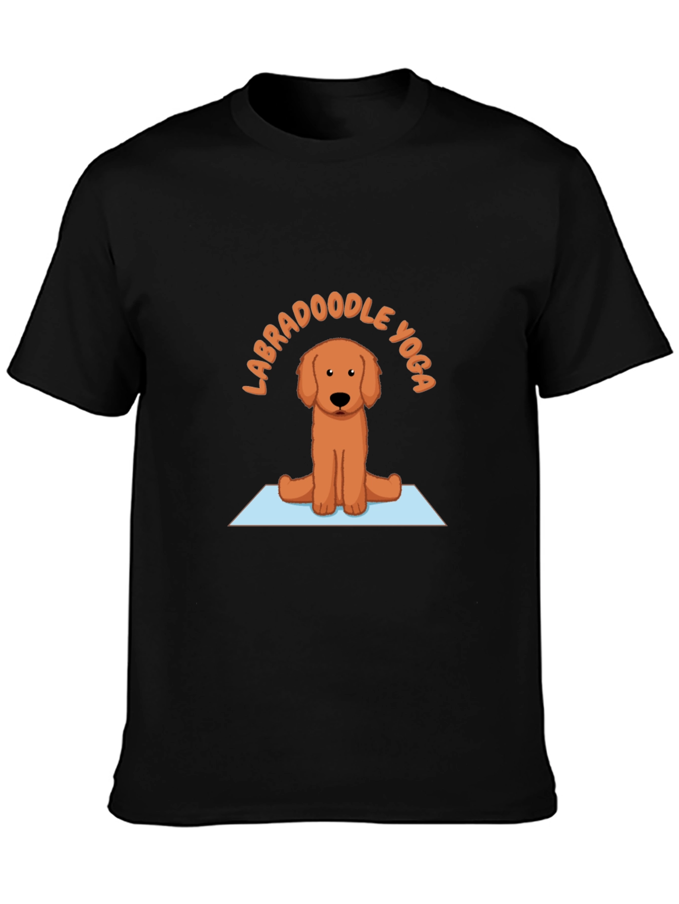 Labradoodle Yoga T-Shirt - Meditating Dog Tee