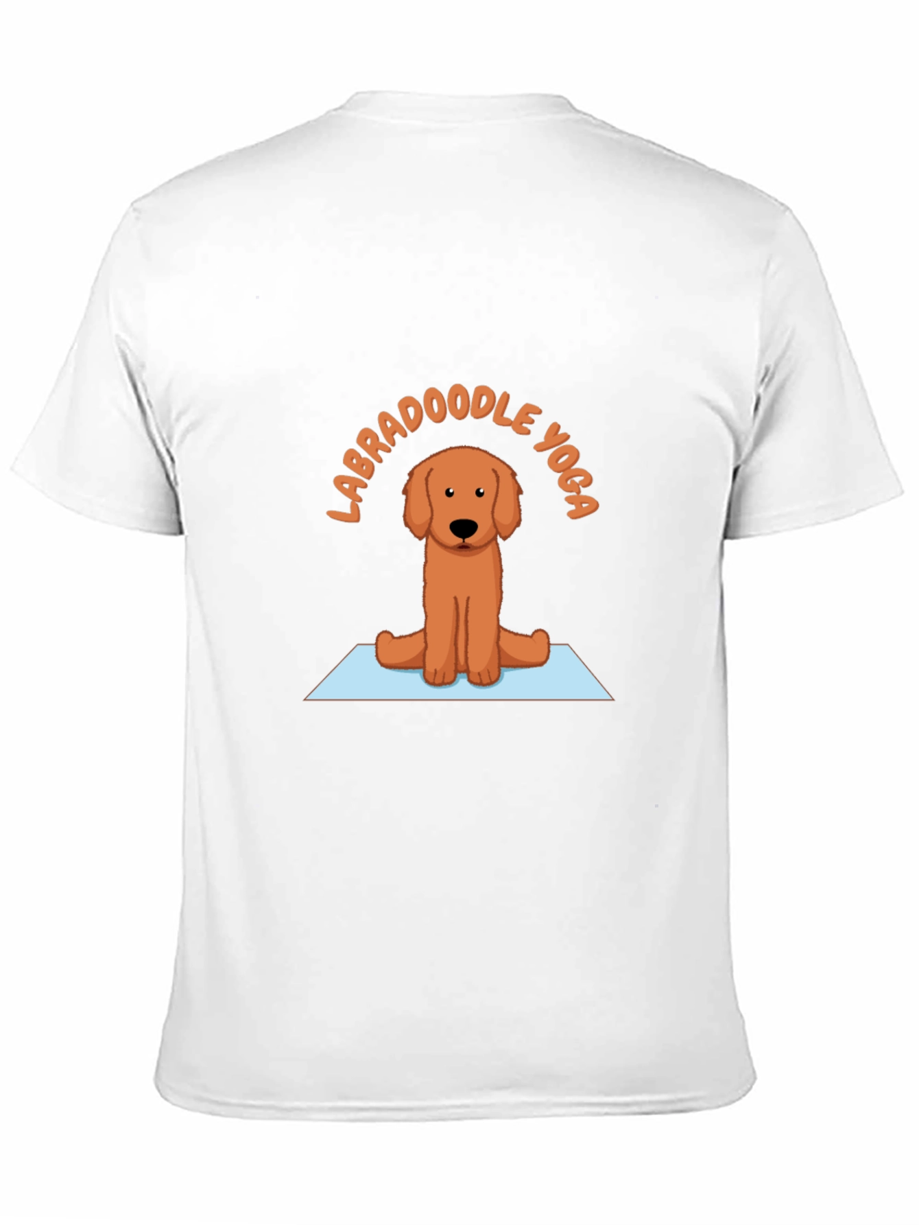 Labradoodle Yoga T-Shirt - Meditating Dog Tee